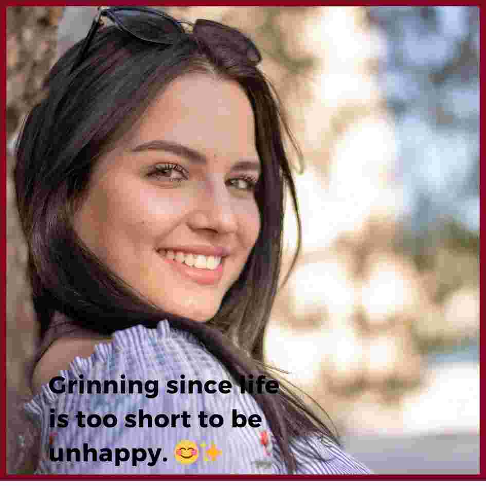 Smile captions for WhatsApp Status 