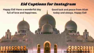 Eid Captions for Instagram