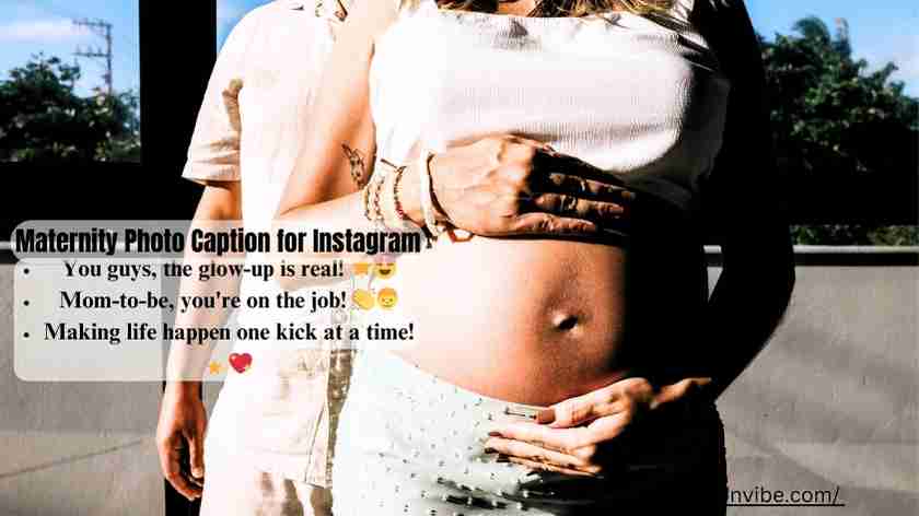 Maternity Photo Caption for Instagram