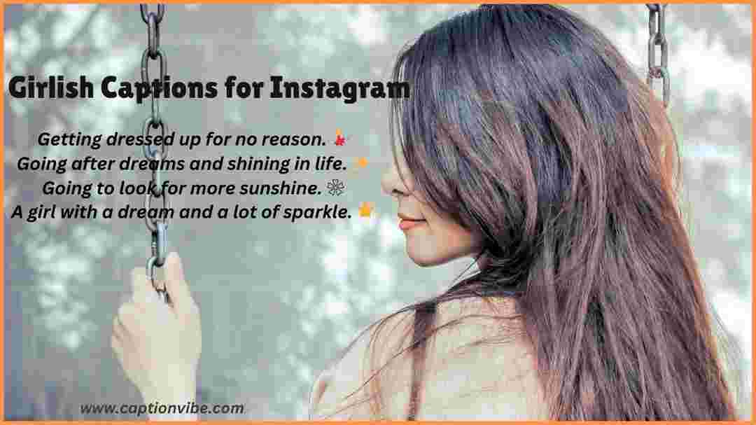 Girlish Captions for Instagram