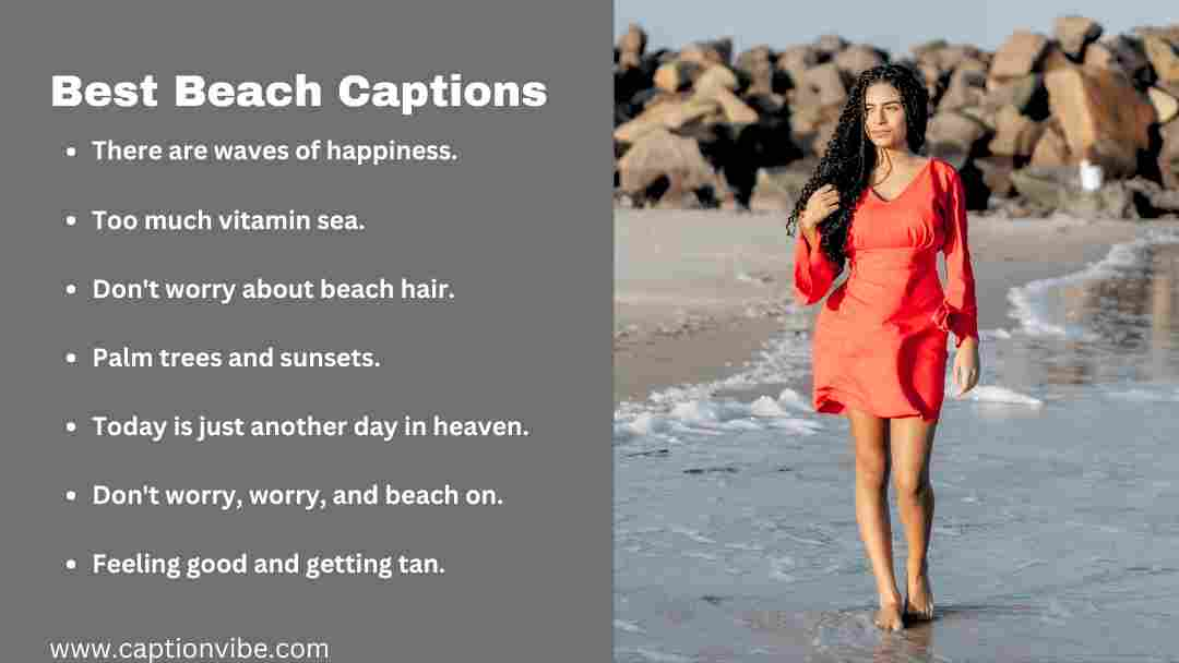 Beach Captions