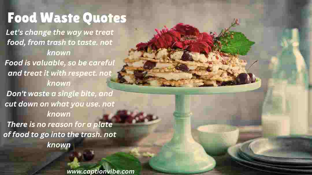 Food Waste Quotes