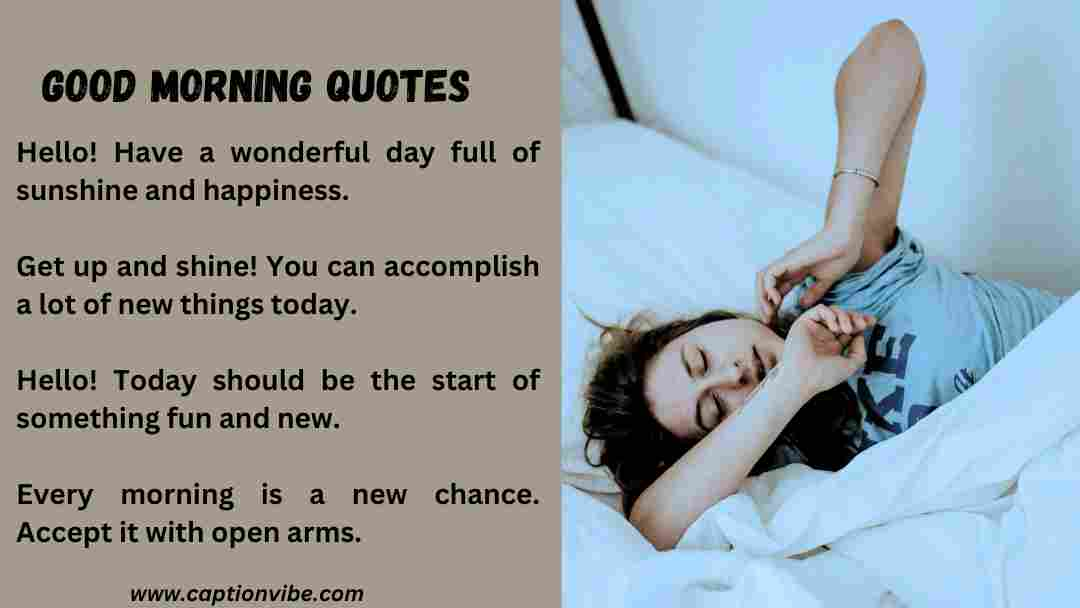 Good Morning Quotes