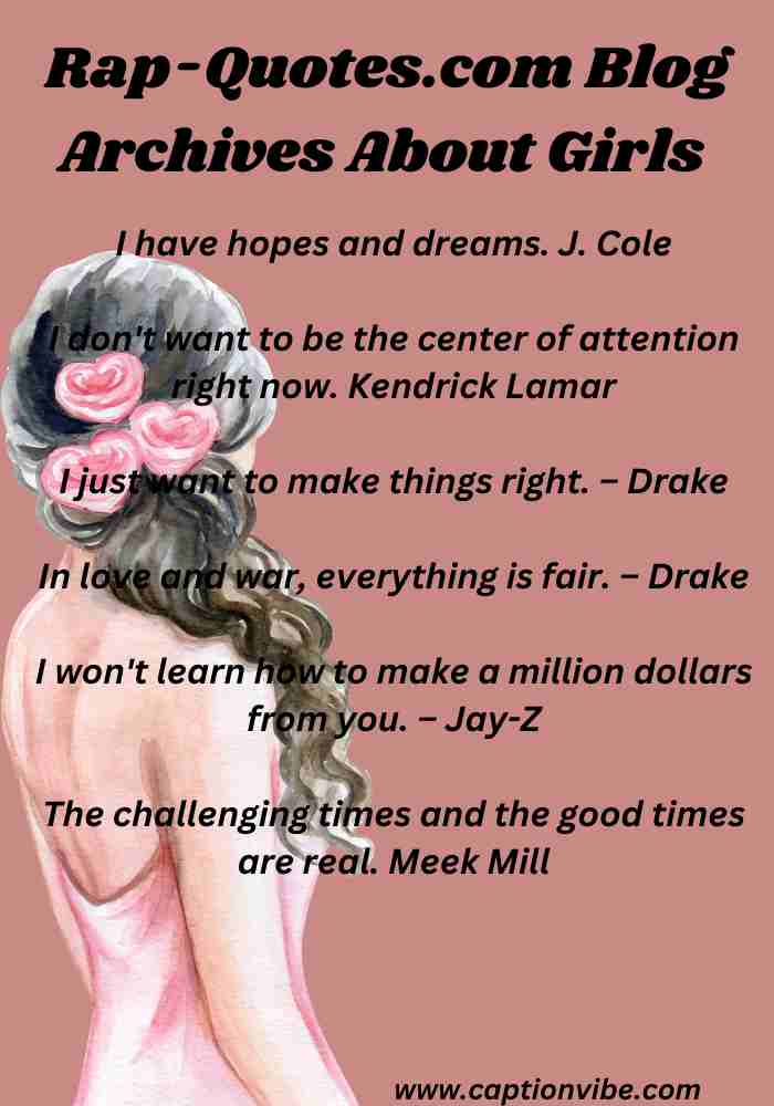 Raps Quotes Blogs Archives About Girls