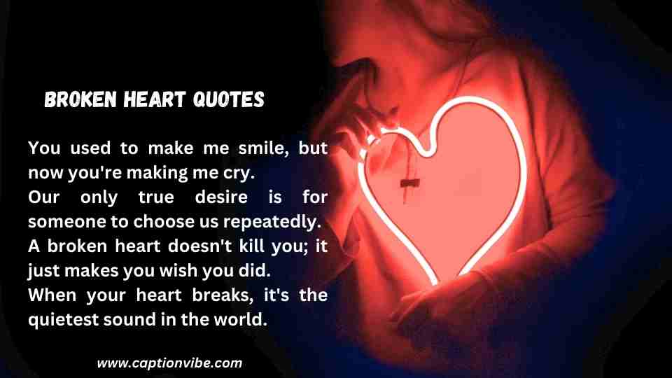 broken heart quotes