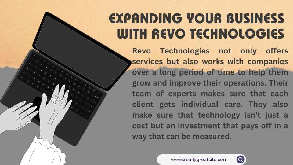 Expanding Your Business with Revo Technologies:
"Revo Technologies Murray Utah" offers cutting-edge IT services in software, the cloud, and safety to help your business grow. 