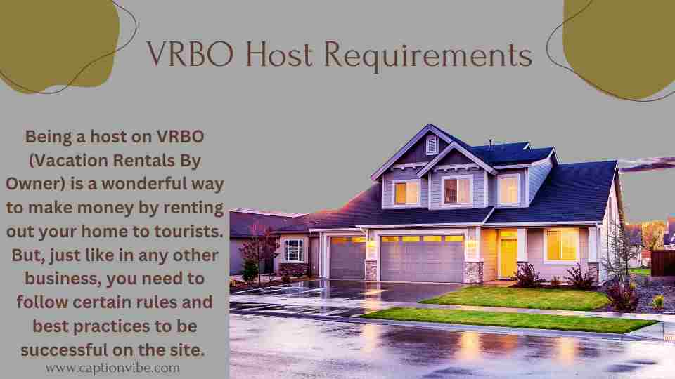 VRBO Host Requirements