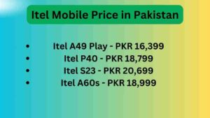 Itel Mobile Price in Pakistan